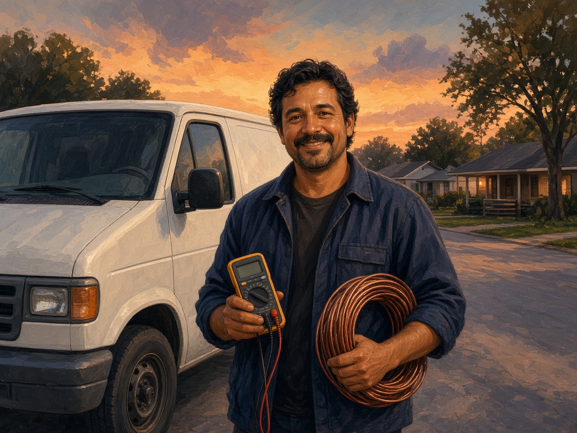 Albert Bustos, owner of Incredible Electric